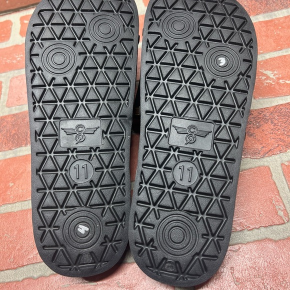 Creative Recreation ‘VICENZA’ Black/Gold EVA Slide Sandals Men’s Size 11 / 44.5 - Picture 8 of 8